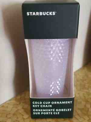 2021 STARBUCKS HOLIDAY ICY STUDDED BLING COLD CUP MINI KEY CHAIN ORNAMENTÂ  - Sold on eBay Nov 17, 2021 for $26.00