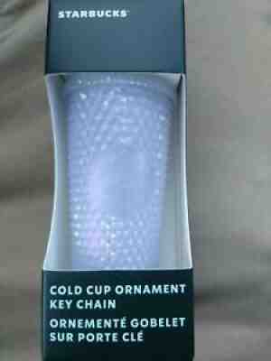 Starbucks 2021 Holiday Mini Studded Tumbler Icy White Cup Ornament Keychain - Sold on eBay Nov 11, 2021 for $25.99