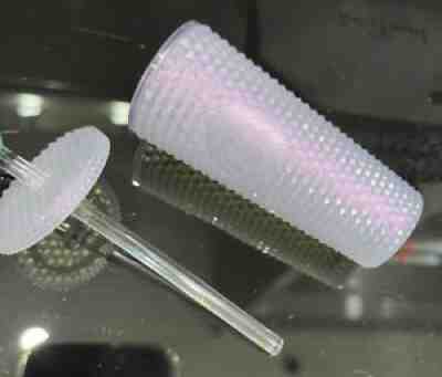 Starbucks Holiday 2021 White Frost Lilac Tumbler Studded Ornament Keychain BNWT! - Sold on eBay Nov 06, 2021 for $22.99