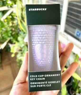 Starbucks 2021 Holiday Mini Studded Tumbler Icy White Cup Ornament Keychain - Sold on eBay Nov 17, 2021 for $21.99