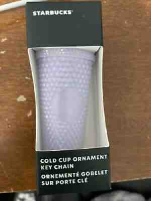 Starbucks 2021 Holiday Mini Studded Tumbler Icy White Cup Ornament Keychain - Sold on eBay Nov 14, 2021 for $20.99