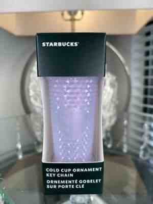 Starbucks 2021 Holiday Mini Studded Tumbler Icy White Cup Ornament Keychain - Sold on eBay Nov 09, 2021 for $20.00