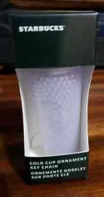 STARBUCKS 2021 studded icy white winter holiday Keychain Ornament - Sold on eBay Nov 13, 2021 for $20.00