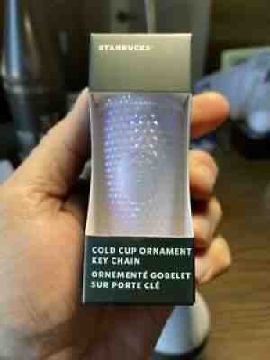 Starbucks 2021 Holiday Mini Studded Tumbler Icy White Cup Ornament Keychain - Sold on eBay Nov 04, 2021 for $18.99