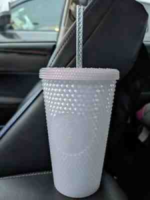 New Starbucks Holiday Icy lilac Bling Studded Cup tumbler 16oz Grande Christmas - Sold on eBay Nov 12, 2021 for $18.50