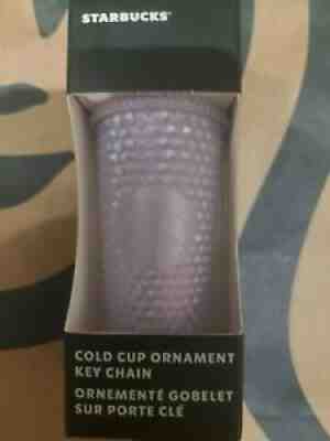 Starbucks 2021 Holiday Mini Studded Tumbler Icy White Cup Ornament Keychain - Sold on eBay Nov 17, 2021 for $18.50
