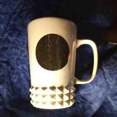 Starbucks Coffee Mug 2014 Studded Mirror Dot Collection 16oz White Tall Cup - Sold on eBay Oct 17, 2021 for $9.00