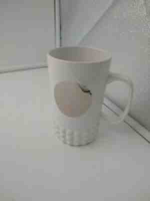 Starbucks Coffee 2014 Cup Mug White Studded Silver Mirror Dot Collection 16 oz - Sold on eBay Sep 05, 2021 for $11.00