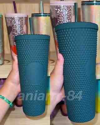 Starbucks Indonesia Frosted Green 24 oz Cold Cup (Matte Studded) BRAND NEW W TAG - Sold on eBay Oct 03, 2021 for $110.00