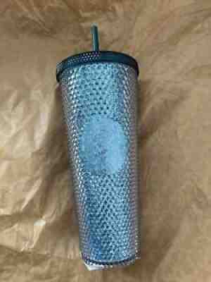Starbucks 2021 Korea Victory Green Blue Bling Stud Cold Cup 710ml 2021 Limited - Sold on eBay Nov 14, 2021 for $45.00