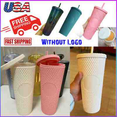 Starbucks Christmas Diamond Matte Pink Studded Tumbler 2021 Glass Straw Cup USA - Sold on eBay Nov 08, 2021 for $39.99