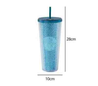 Starbucks Korea - Seungri's Green Bling Stud Tumbler - starbucks studded tumbler - Sold on eBay Oct 02, 2021 for $42.00
