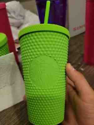 2021 Starbucks Green Grande Studded Tumbler - Sold on eBay Aug 24, 2021 for $39.99