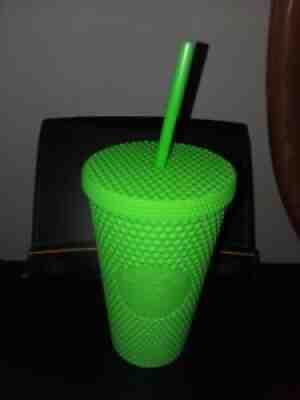 Starbucks Neon Green Tumbler Fall 2021 Grande 16 Oz Studded Cold Cup, FREE SHIP - Sold on eBay Aug 26, 2021 for $38.95