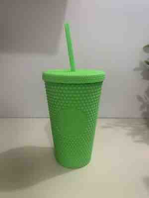 Starbucks Fall 2021 Neon Green Tumbler Studded 16oz - Sold on eBay Aug 26, 2021 for $38.00