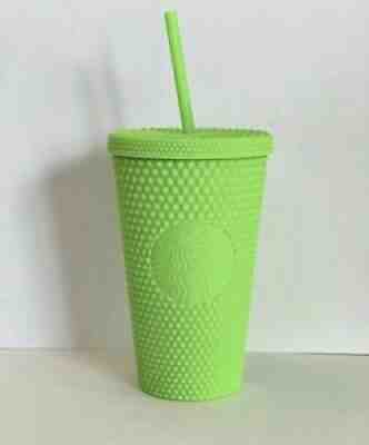Starbucks Neon Green Tumbler Fall 2021 Grande Studded Cold Cup !! FREE SHIP !! - Sold on eBay Sep 14, 2021 for $37.99