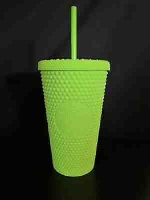 Fall 2021 Starbucks Neon Green Studded 16 Oz Grande Cold Cup Tumbler fast ship - Sold on eBay Sep 08, 2021 for $37.77