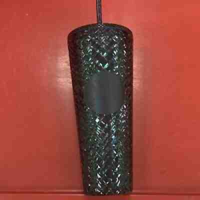 New 2021 Holiday Starbucks Studded Jeweled Tumbler Cup Emerald Green Venti 24oz - Sold on eBay Nov 15, 2021 for $36.99