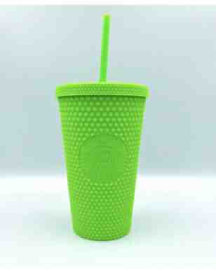 New Limited Edition Starbucks 2021 Halloween Lime Green Studded Tumbler Cup 16oz - Sold on eBay Oct 23, 2021 for $35.00