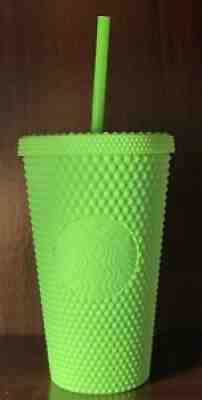 *NEW* Starbucks 2021 Fall LIMITED EDITION Studded Green 16 oz Tumbler Cold Cup - Sold on eBay Aug 31, 2021 for $34.99