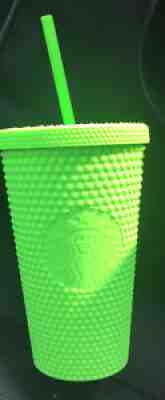 Starbucks Fall 2021 HALLOWEEN Neon Green 16oz Studded Cold Cup Tumbler Halloween - Sold on eBay Sep 21, 2021 for $32.99