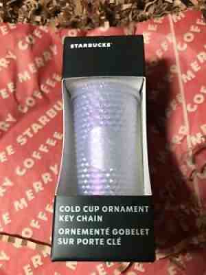 New 2021 Starbucks Holiday Icy Iridescent Ornament Keychain Studded Tumbler - Sold on eBay Nov 17, 2021 for $27.99