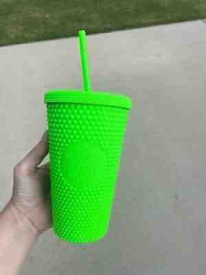 BRAND NEW - Starbucks - 2021 Fall - Studded Cold Cup Tumbler - Grande - Green - Sold on eBay Sep 01, 2021 for $25.00