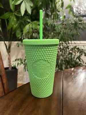 Starbucks Neon Green Tumbler Fall 2021 Grande Studded Cold Cup. Brand New - Sold on eBay Sep 12, 2021 for $25.00