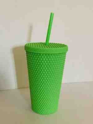 Starbucks Neon Green Studded 16 Oz Grande Cold Cup Tumbler Fall 2021 - Sold on eBay Oct 10, 2021 for $24.95
