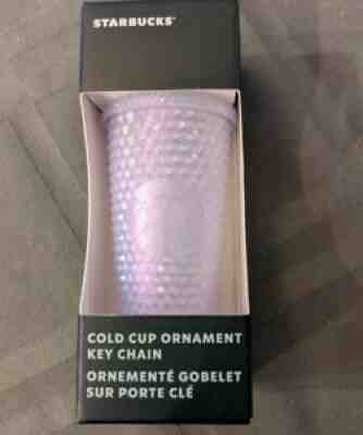 2021 Starbucks Holiday Icy Lilac Ornament Keychain Studded Mini Tumbler - Sold on eBay Nov 07, 2021 for $24.90