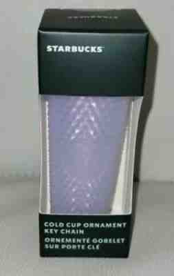 2021 Starbucks Holiday Icy Lilac Ornament Keychain Studded Mini Tumbler FASTSHIP - Sold on eBay Nov 11, 2021 for $24.90