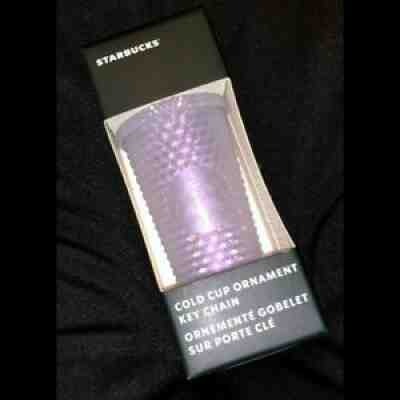 Starbucks ~ New 2021 Holiday ~ Ornament Studded Mini Tumbler ~ Frosted Icy Lilac - Sold on eBay Nov 04, 2021 for $21.99