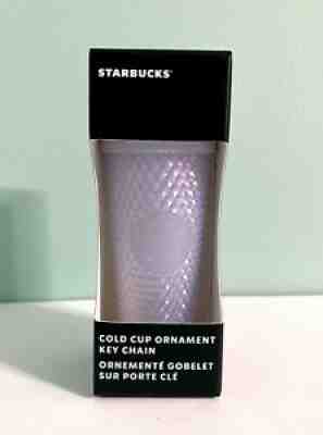2021 Starbucks Holiday Icy Lilac Ornament Keychain Studded Mini Tumbler - Sold on eBay Nov 06, 2021 for $19.99