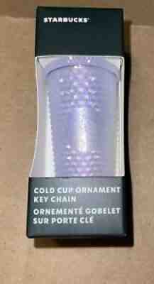 2021 Starbucks Holiday Icy Lilac Ornament Keychain Studded Mini Tumbler - Sold on eBay Nov 15, 2021 for $19.99