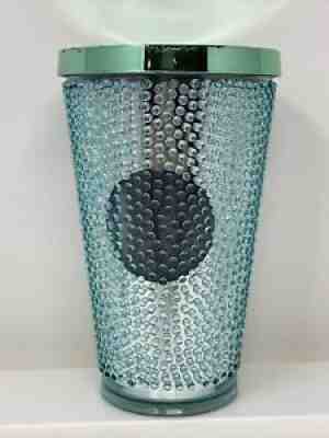 Starbucks Hobnail Cold Cup Travel Tumbler 16 Oz. Studded Pebble Green/ Clear - Sold on eBay Sep 20, 2021 for $10.00