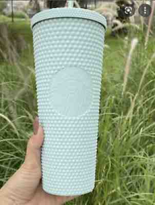 Starbucks 2021 Limited Edition Studded Tumbler Cup - Matte Mint - Sold on eBay Nov 17, 2021 for $120.00