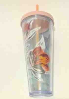 Starbucks Peony Flower Floral Tumbler Venti 24 oz RARE - Sold on eBay Sep 03, 2021 for $119.99