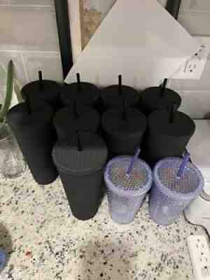 Starbucks Cups Vente Grande Studded Lot Ombre Matte Black Cup China Anniversary - Sold on eBay Nov 06, 2021 for $119.99