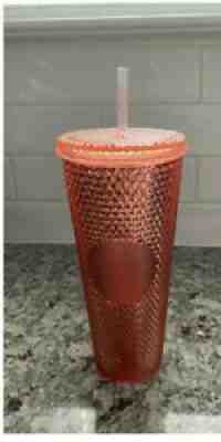 New Starbucks Rose Gold Studded Tumbler - Holographic - 24 Oz - 2019 EDITION! - Sold on eBay Nov 07, 2021 for $118.98