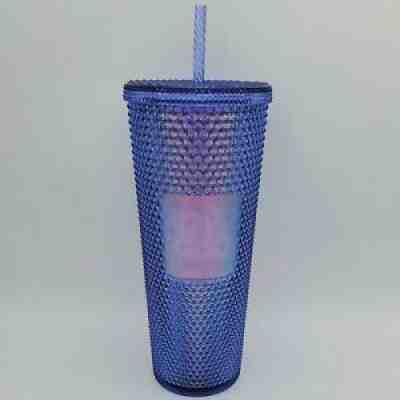 Disneyland Disney Parks 2021 Starbucks Iridescent Studded Bling Drink Tumbler - Sold on eBay Oct 02, 2021 for $115.00
