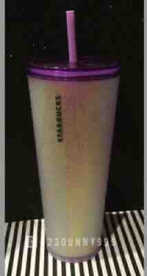 New Starbucks 2021 Purple & Frosted White Spiderweb Halloween Tumbler 24oz VHTF - Sold on eBay Sep 19, 2021 for $114.99
