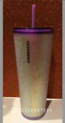 New Starbucks 2021 Purple & Frosted White Spiderweb Halloween Tumbler 24oz VHTF - Sold on eBay Sep 20, 2021 for $114.99