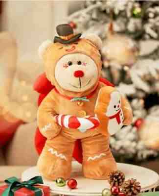 New 2021 China Starbucks Christmas Gingerbread Man Shaped Warm Bear Plush - Sold on eBay Nov 14, 2021 for $114.99