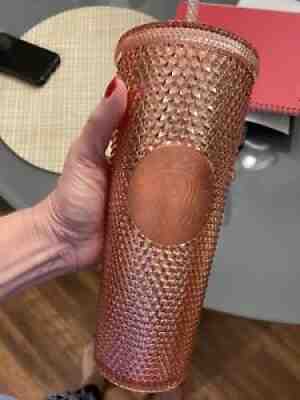New Starbucks 24oz Cold Cup - Studded Tumbler with straw - Sold on eBay Sep 08, 2021 for $112.50