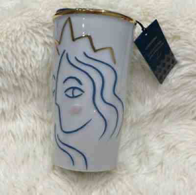 Starbucks Anniversary Siren Mermaid 2015 White Mug Cup Ceramic Tumbler 10oz NEW