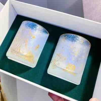New Starbucks 2021 China Anniversary Siren Mermaid 10oz Glass Cup Gift Box Set - Sold on eBay Oct 07, 2021 for $110.99