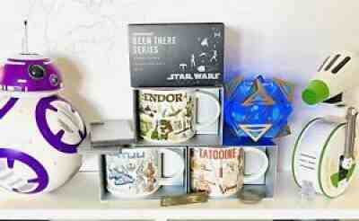 Disney Star Wars Starbucks Mug Set of 3, Tatooine, Batuu & Endor - Sold on eBay Nov 01, 2021 for $110.00