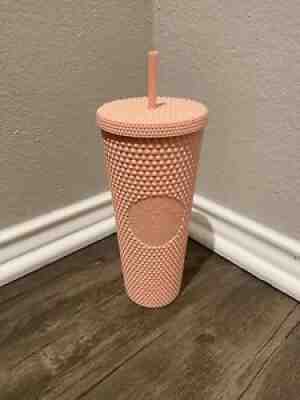 Starbucks Limited Edition Matte Light Pink Studded Tumbler - Sold on eBay Nov 02, 2021 for $110.00