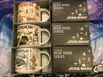 Star Wars Starbucks Been ThereEndor NEW Series Mug Set Of 3 Tatooine Batuu - Sold on eBay Aug 24, 2021 for $109.95