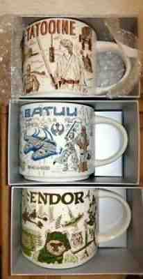 Starwars Starbucks Been There Series Mugs 2021 May 4th Set Endor Tatooine batuu - Sold on eBay Sep 15, 2021 for $109.00